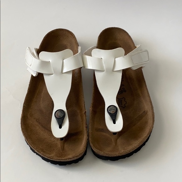 white birkenstocks size 38